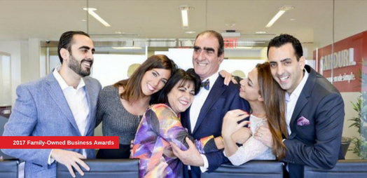 Sahouri Insurance Wins Award for Washington Business Journal Family Owned Business Awards
