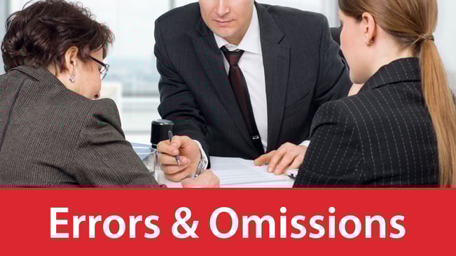 Insurance Company: Insurance Company Errors And Omissions